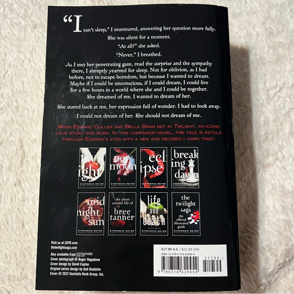 🌴Midnight Sun by Stephenie Meyer Paperback Book - Picture 3 of 4